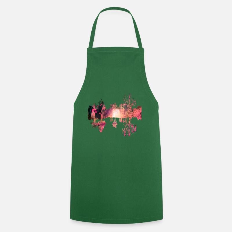 Paysage forestier - Tablier de cuisine - vert foncé