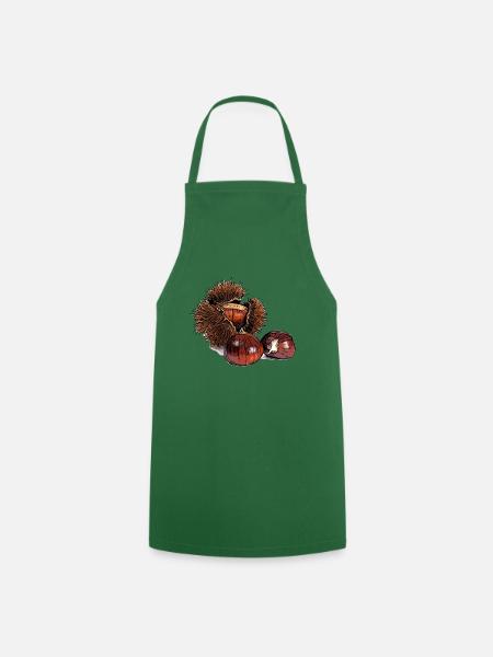 Châtaignes Châtaignes - Tablier de cuisine - vert foncé