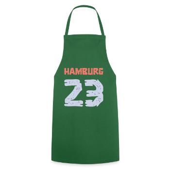 Hambourg 23 Maillot 2023 - Tablier de cuisine - vert foncé - Devant - AI Model Male 185 dark (185cm)