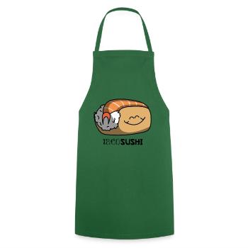 Taco sushi fish japan trend street food - Cooking Apron - green - Front - AI Model Male 185 dark (185cm)