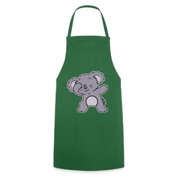 Cute Dabbing Koala - Kochschürze - Grün - Vorne - AI Model Male 185 dark (185cm)