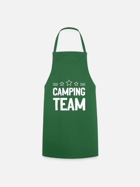 Camping Team - Kochschürze - Grün