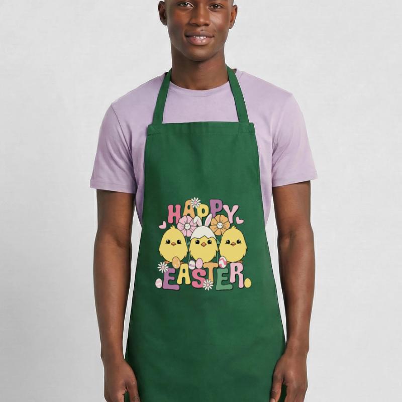 Happy Easter, Happy Easter, Easter Chicks, Easter Eggs Cooking Apron