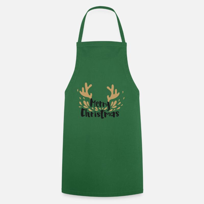 Frohe Weihnachten Geschenk Idee - Kochschürze - Grün