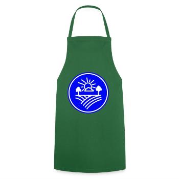 Farm Farmer - Cooking Apron - green - Front - AI Model Male 185 dark (185cm)