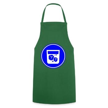 Whisky Icon - Cooking Apron - green - Front - AI Model Male 185 dark (185cm)