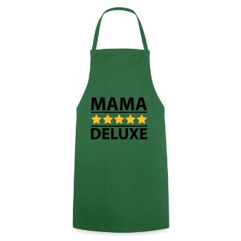 Mama Deluxe - Kochschürze - Grün - Vorne - AI Model Male 185 dark (185cm)