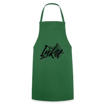 Tattoo machine inkd - Cooking Apron - green - Front - AI Model Male 185 dark (185cm)
