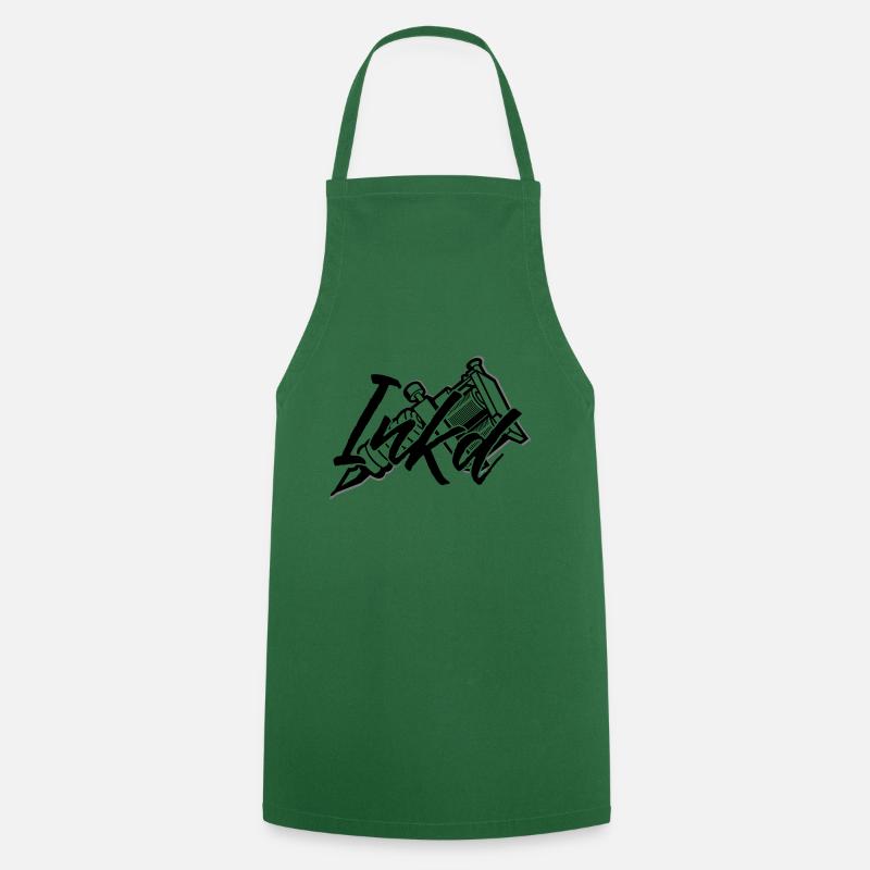 Tattoo machine inkd - Cooking Apron - green