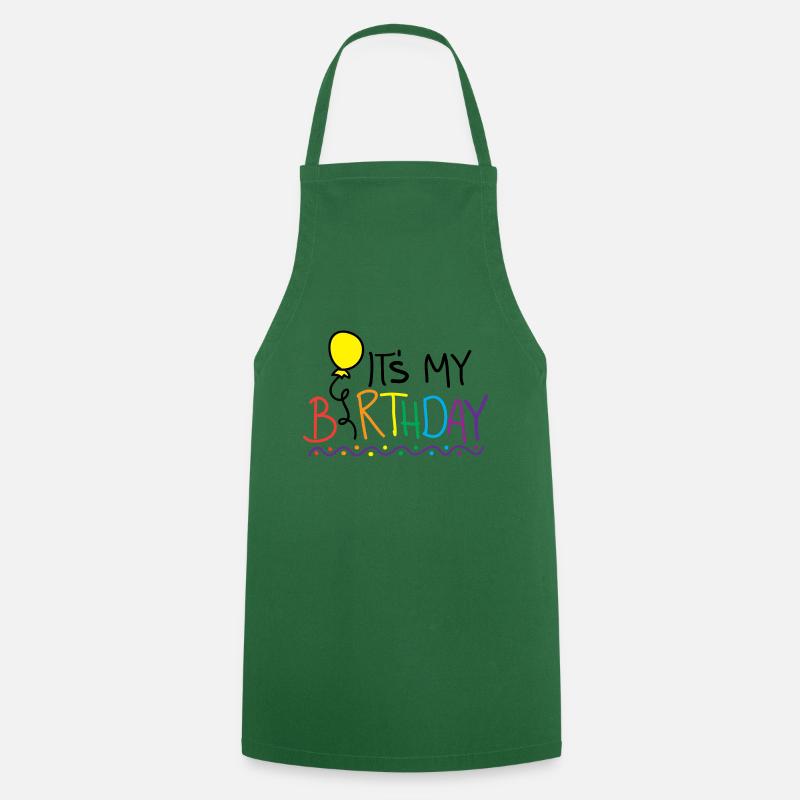 It's my Birthday - Cooking Apron - green