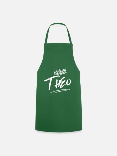 Théo - Tablier de cuisine - vert foncé