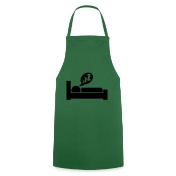 icon sleep sleep logo symbol 312 - Cooking Apron - green - Front - AI Model Male 185 dark (185cm)