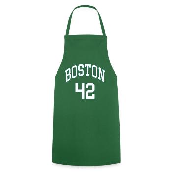 Boston 42 - Tablier de cuisine - vert foncé - Devant - AI Model Male 185 dark (185cm)
