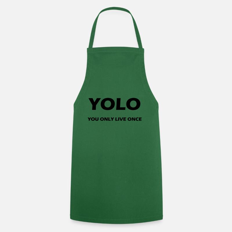 yolo 1 - Cooking Apron - green