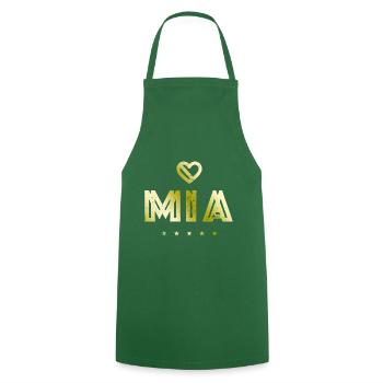 Mia Coeur - Tablier de cuisine - vert foncé - Devant - AI Model Male 185 dark (185cm)