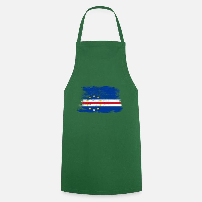 Cap Vert Cap Vert Drapeau cadeau cadeau - Tablier de cuisine - vert foncé