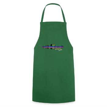 St. Gallen Pride Shirt - Cooking Apron - green - Front - AI Model Male 185 dark (185cm)