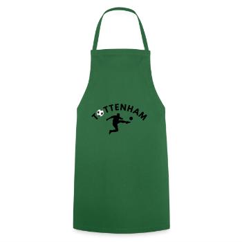 Tottenham - Cooking Apron - green - Front - AI Model Male 185 dark (185cm)