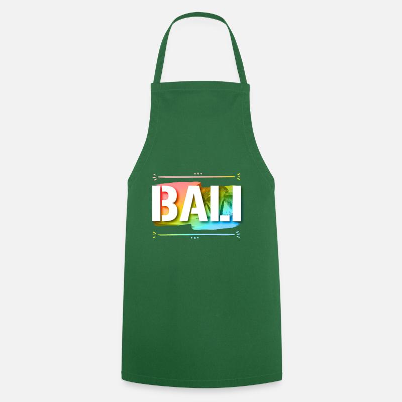 Bali - Tablier de cuisine - vert foncé