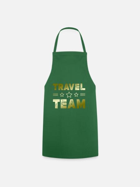 Travel Team - Kochschürze - Grün