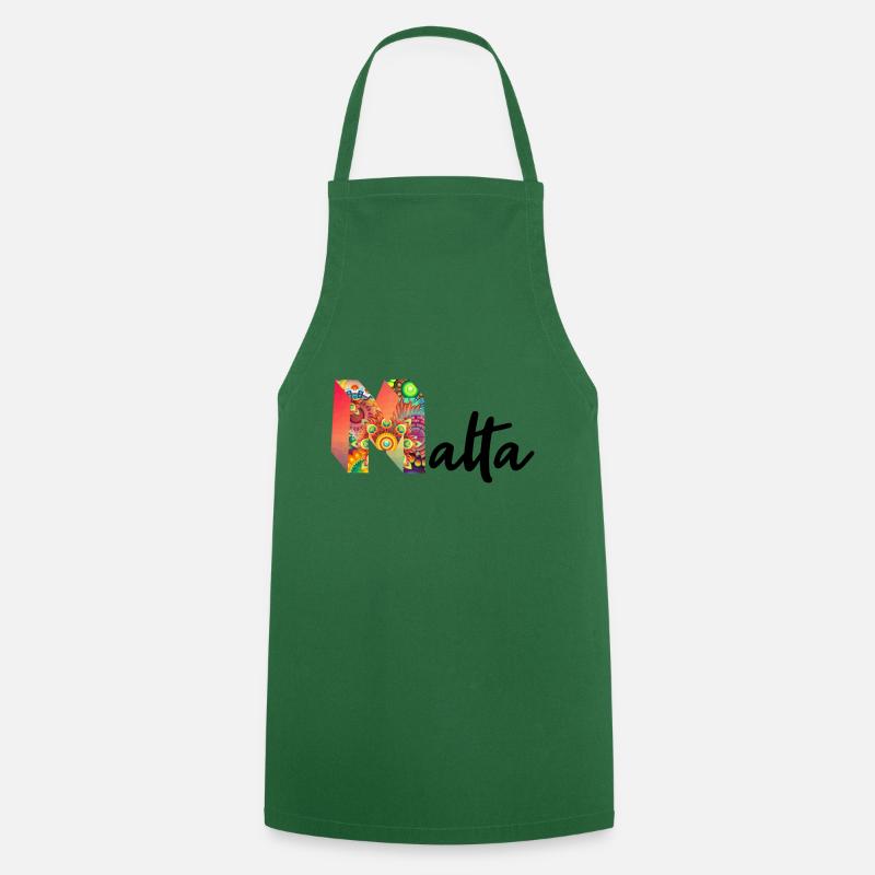 Malte - Tablier de cuisine - vert foncé