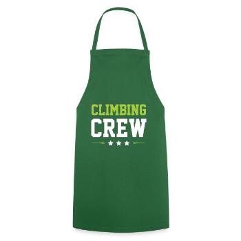 Climbing Crew - Kochschürze - Grün - Vorne - AI Model Male 185 dark (185cm)