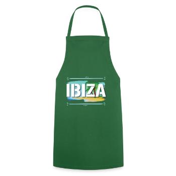 Ibiza - Tablier de cuisine - vert foncé - Devant - AI Model Male 185 dark (185cm)