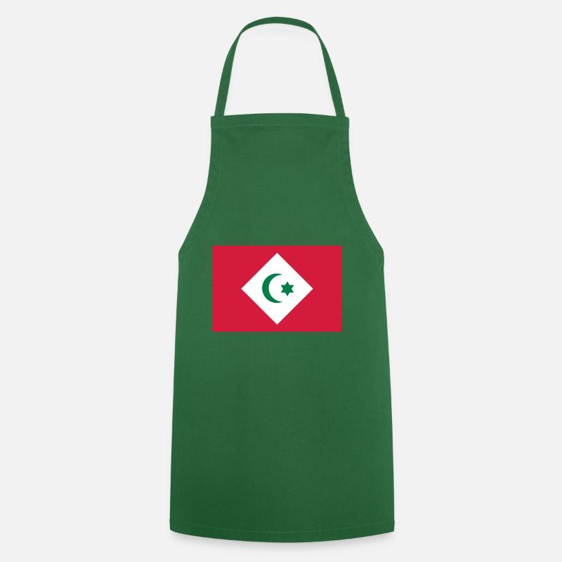 Drapeau de la République du Rif - Tablier de cuisine - vert foncé