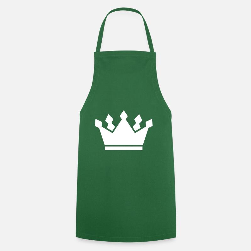 Crown symbol icon - Cooking Apron - green