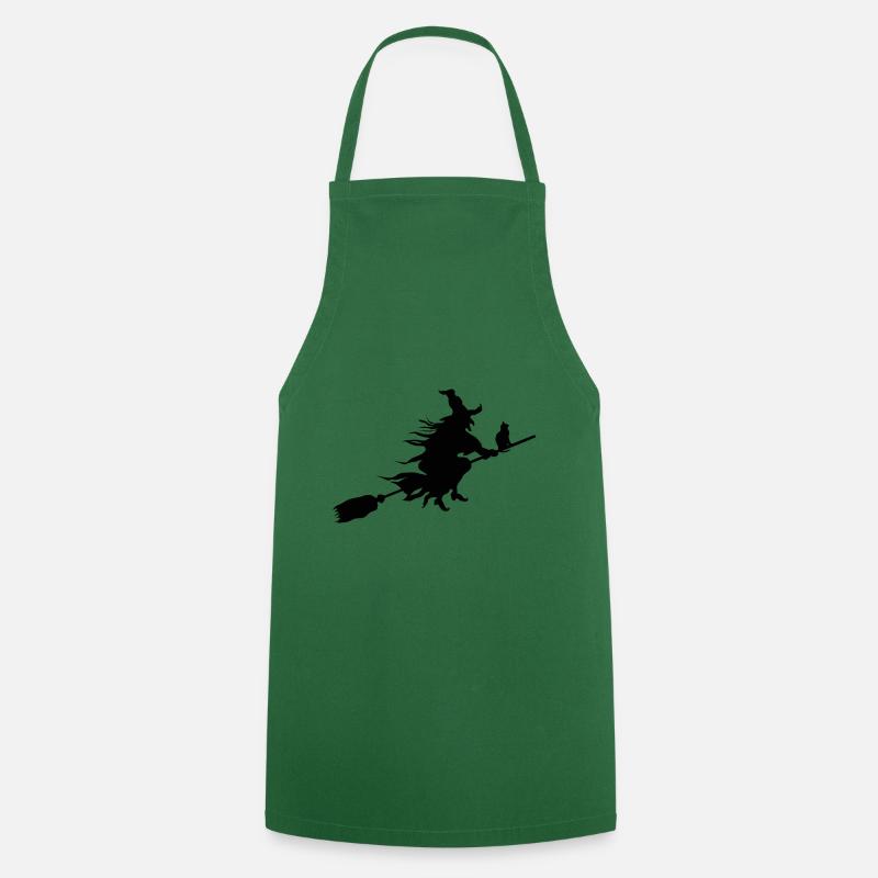 witch - Cooking Apron - green