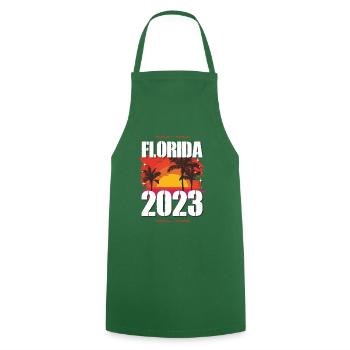 Florida 2023 - Cooking Apron - green - Front - AI Model Male 185 dark (185cm)