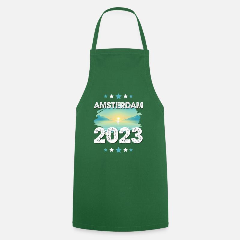 Amsterdam 2023 - Kochschürze - Grün