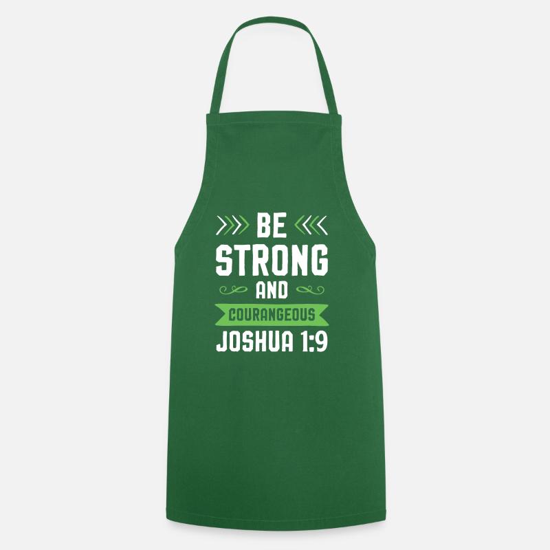 Versets bibliques - Tablier de cuisine - vert foncé