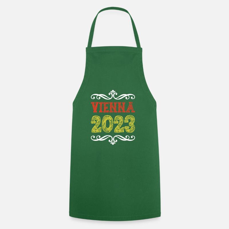 Vienne 2023 Vienne - Tablier de cuisine - vert foncé