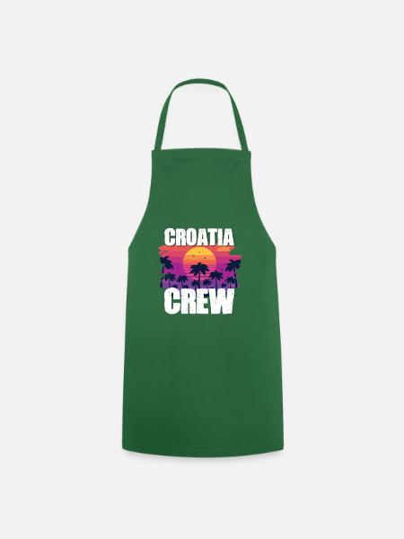 Croatia Urlaub - Kochschürze - Grün