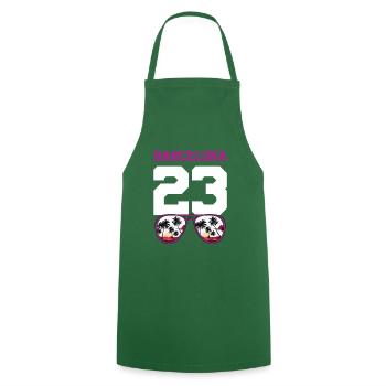 Maillot Barcelone 23 2023 - Tablier de cuisine - vert foncé - Devant - AI Model Male 185 dark (185cm)