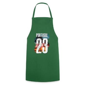 Portugal 23 Maillot 2023 - Tablier de cuisine - vert foncé - Devant - AI Model Male 185 dark (185cm)