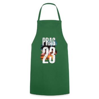 Prague 23 Maillot 2023 - Tablier de cuisine - vert foncé - Devant - AI Model Male 185 dark (185cm)