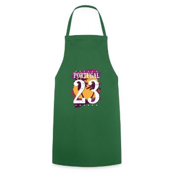 Portugal 23 Jersey 2023 - Cooking Apron - green - Front - AI Model Male 185 dark (185cm)