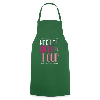 Tournée des filles de Norvège - Tablier de cuisine - vert foncé - Devant - AI Model Male 185 dark (185cm)