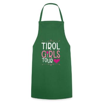 Tirol Girls Tour - Cooking Apron - green - Front - AI Model Male 185 dark (185cm)