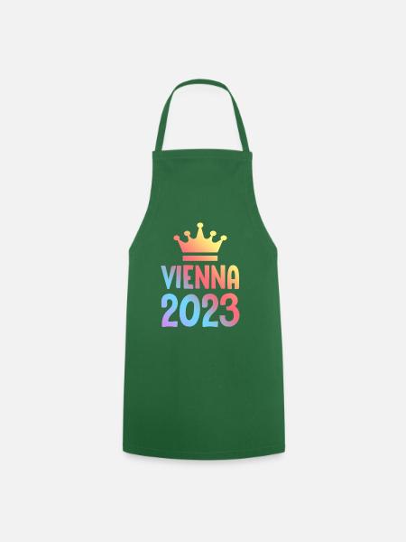 Vienna 2023 Wien Krone - Kochschürze - Grün