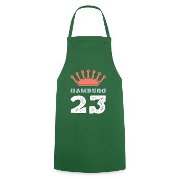 Hambourg 23 Maillot 2023 - Tablier de cuisine - vert foncé - Devant - AI Model Male 185 dark (185cm)