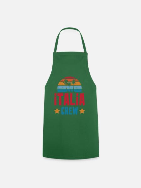 Italia Crew - Kochschürze - Grün