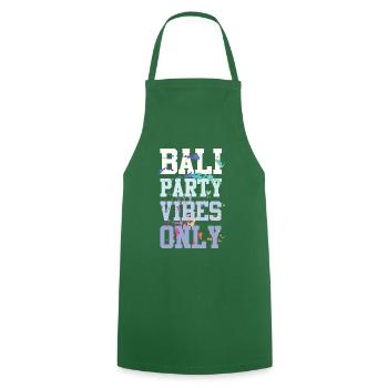 Ambiance de fête à Bali - Tablier de cuisine - vert foncé - Devant - AI Model Male 185 dark (185cm)