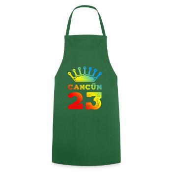 Cancun 23 Trikot 2023 - Kochschürze - Grün - Vorne - AI Model Male 185 dark (185cm)