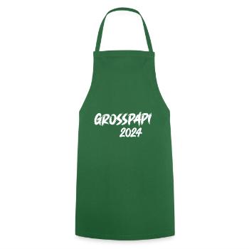 Grosspapi 2024 Befördert zum Grosspapi Opa Schweiz - Kochschürze - Grün - Vorne - AI Model Male 185 dark (185cm)