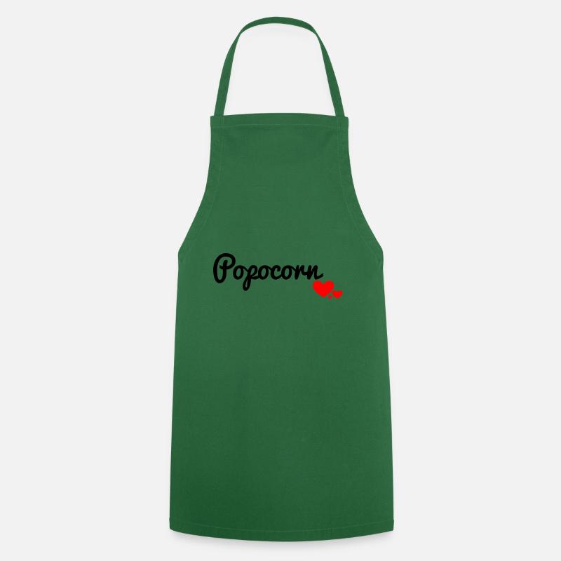 Popcorn - Cooking Apron - green