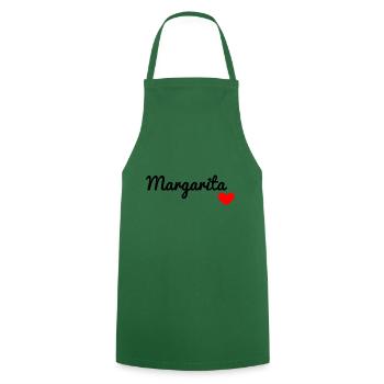 Margarita - Cooking Apron - green - Front - AI Model Male 185 dark (185cm)