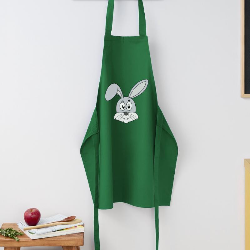 Rabbit Easter Rabbit Teeth Rabbits Easter Cooking Apron